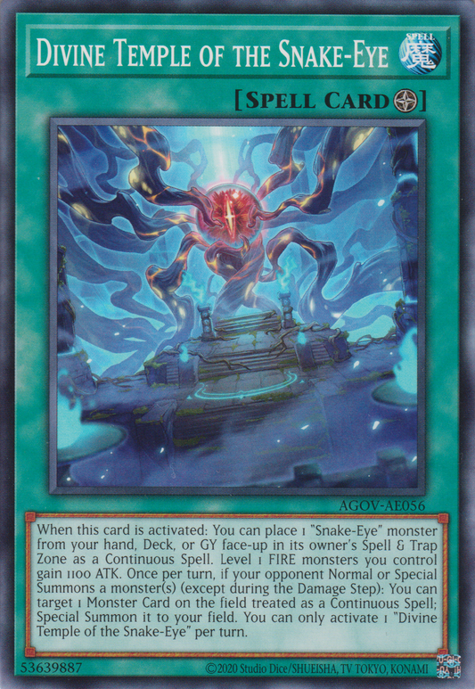 [遊戲王亞英版] 蛇眼神殿 蛇眼  / 蛇眼神殿スネークアイ / The Shrine of Serpentine Sight - Snake-Eye-Trading Card Game-TCG-Oztet Amigo