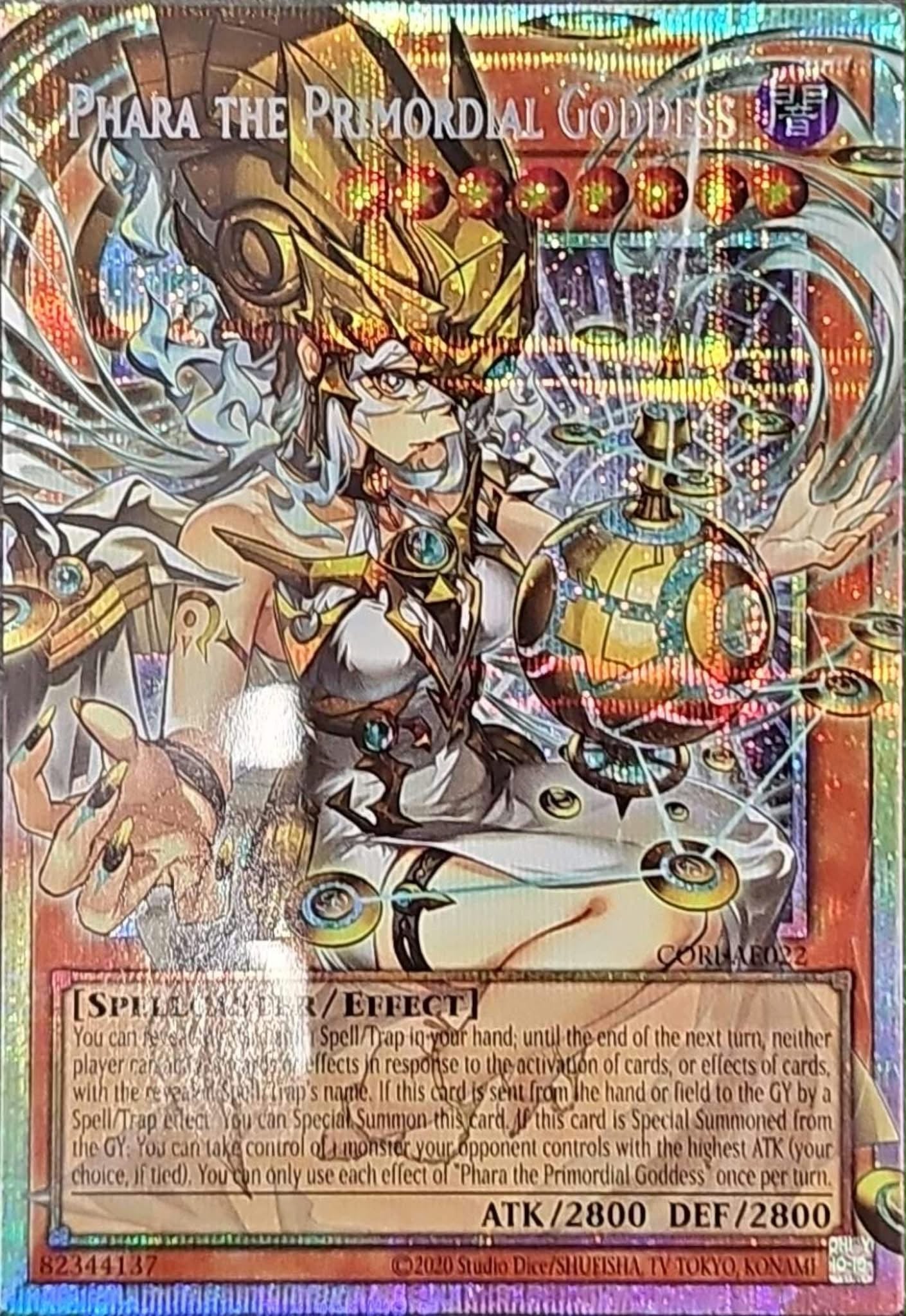 [遊戲王] CORI-AE022 / 起始之神 法拉 / 始まりの神ファーラ / Phara the Primordial Goddess / PSER-OF