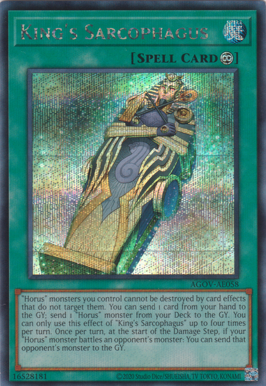 [遊戲王亞英版] 王之棺 / 王の棺 / King's Sarcophagus-Trading Card Game-TCG-Oztet Amigo