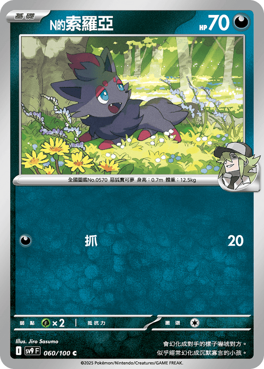 [Pokémon]  N的索羅亞-Trading Card Game-TCG-Oztet Amigo