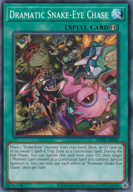 [遊戲王亞英版] 蛇眼追走劇 / スネークアイ追走劇 / Dramatic Snake-Eye Chase-Trading Card Game-TCG-Oztet Amigo