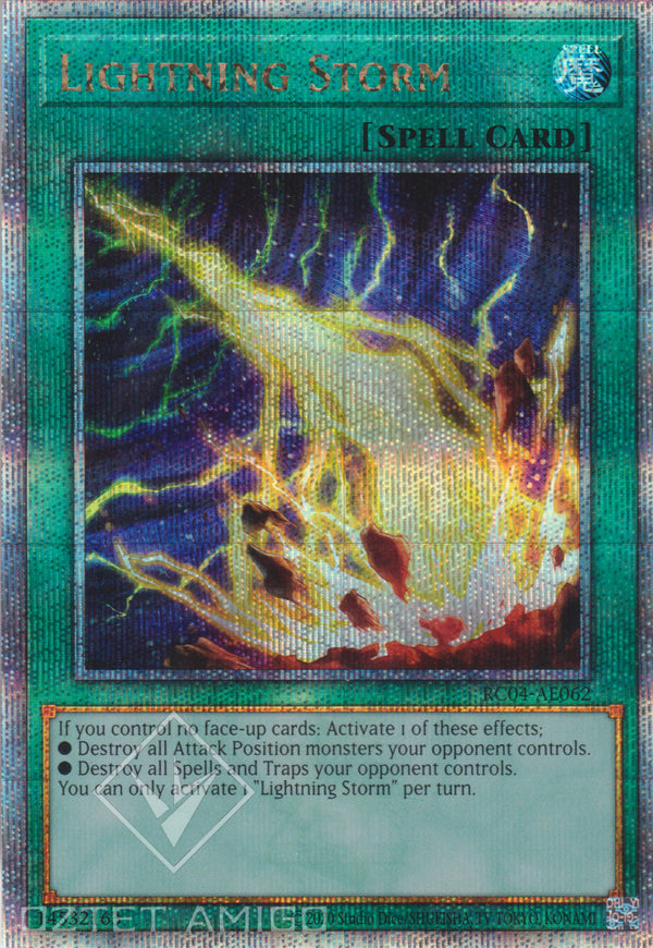 [遊戲王亞英版] 閃電風暴 / ライトニング·ストーム / Lightning Storm-Trading Card Game-TCG-Oztet Amigo