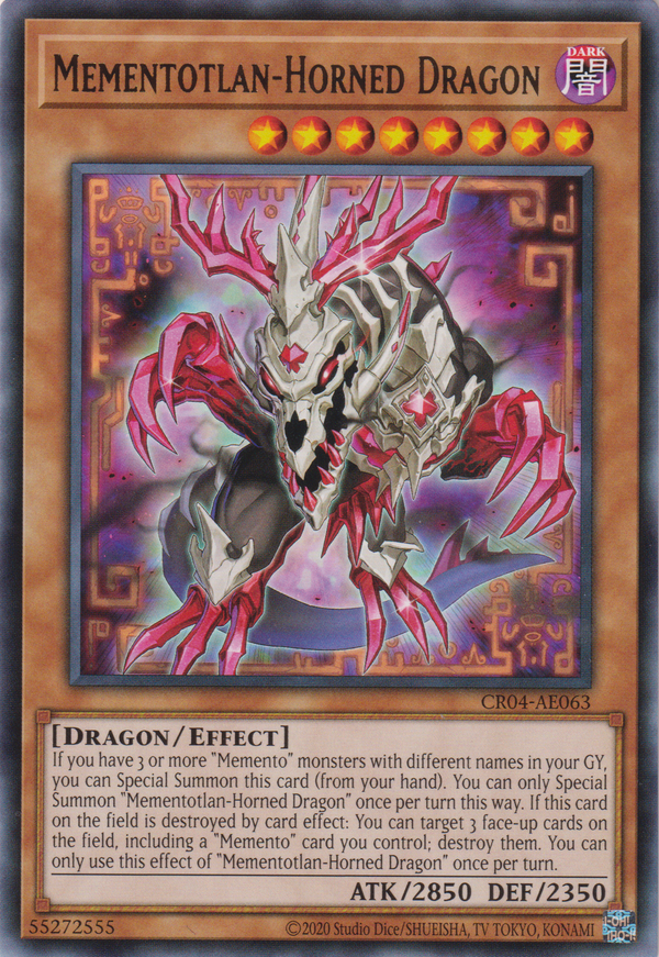 [遊戲王亞英版] 記憶物 角龍 / メメント・ホーン・ドラゴン / MEMENTO HORN DRAGON-Trading Card Game-TCG-Oztet Amigo