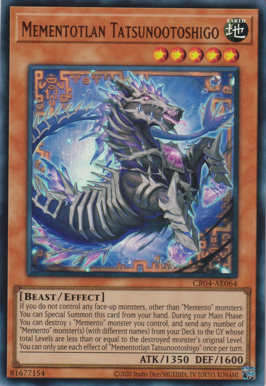 [遊戲王亞英版] 記憶物 海馬 / メメント・シーホース / MEMENTO TATSUNOOTOSHIGO-Trading Card Game-TCG-Oztet Amigo