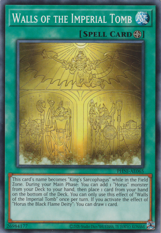 [遊戲王亞英版] 王墓的石壁 / 王墓の石壁 / Walls of the Imperial Tomb-Trading Card Game-TCG-Oztet Amigo