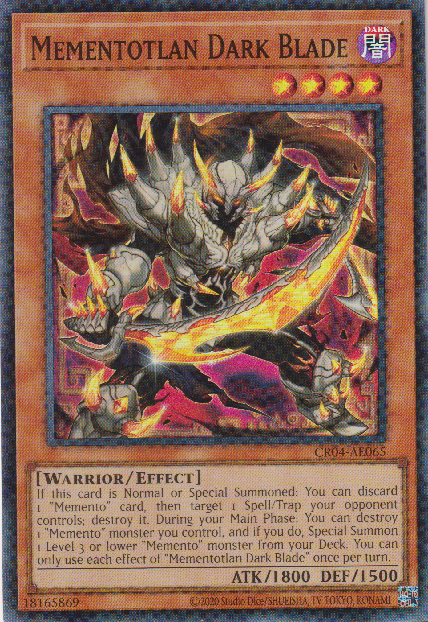 [遊戲王亞英版] 記憶物 暗黑劍 / メメント・ダークソード / MEMENTO DARK BLADE-Trading Card Game-TCG-Oztet Amigo