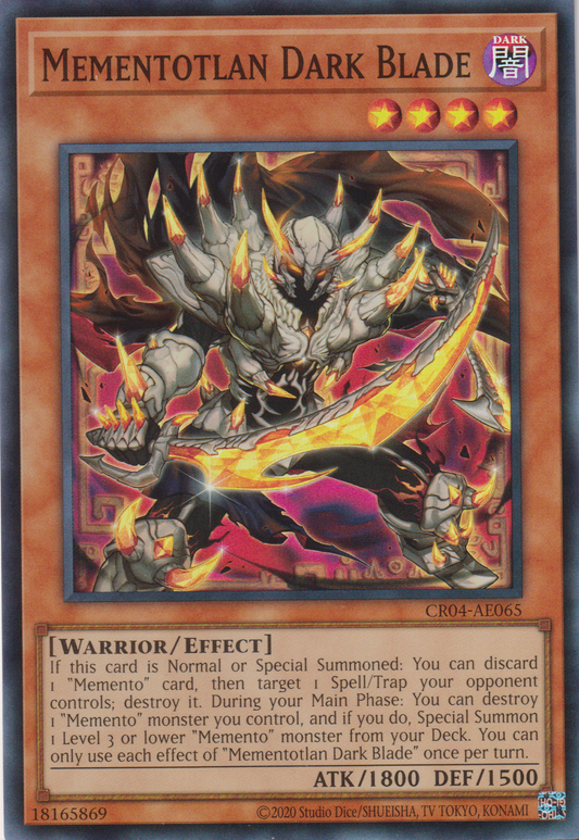 [遊戲王亞英版] 記憶物 暗黑劍 / メメント・ダークソード / MEMENTO DARK BLADE-Trading Card Game-TCG-Oztet Amigo