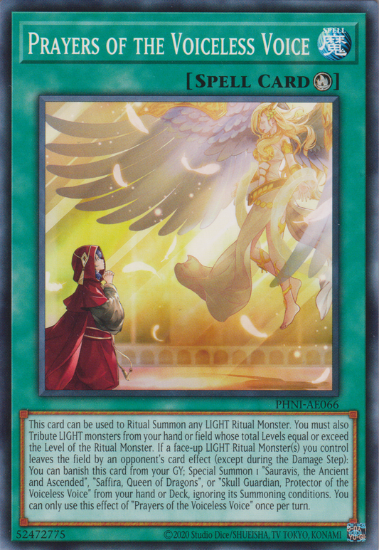 [遊戲王亞英版] 肅聲的祈禱 / 粛声なる祈り / Prayers of the Voiceless Voice-Trading Card Game-TCG-Oztet Amigo