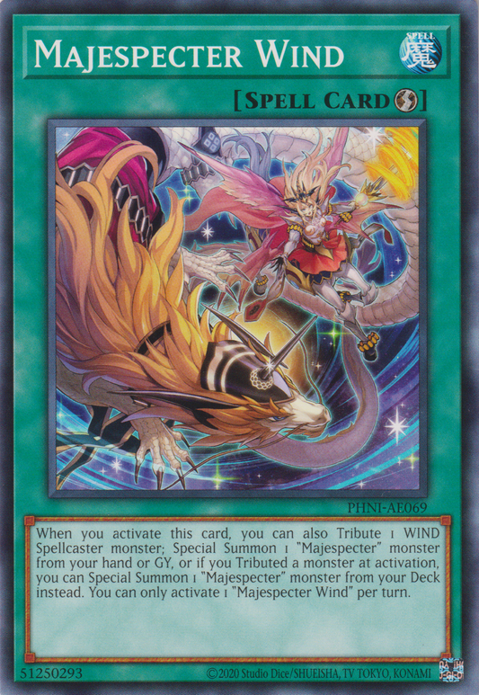 [遊戲王亞英版] 威風妖怪之風 / マジェスペクター・ウィンド / Majespecter Wind-Trading Card Game-TCG-Oztet Amigo
