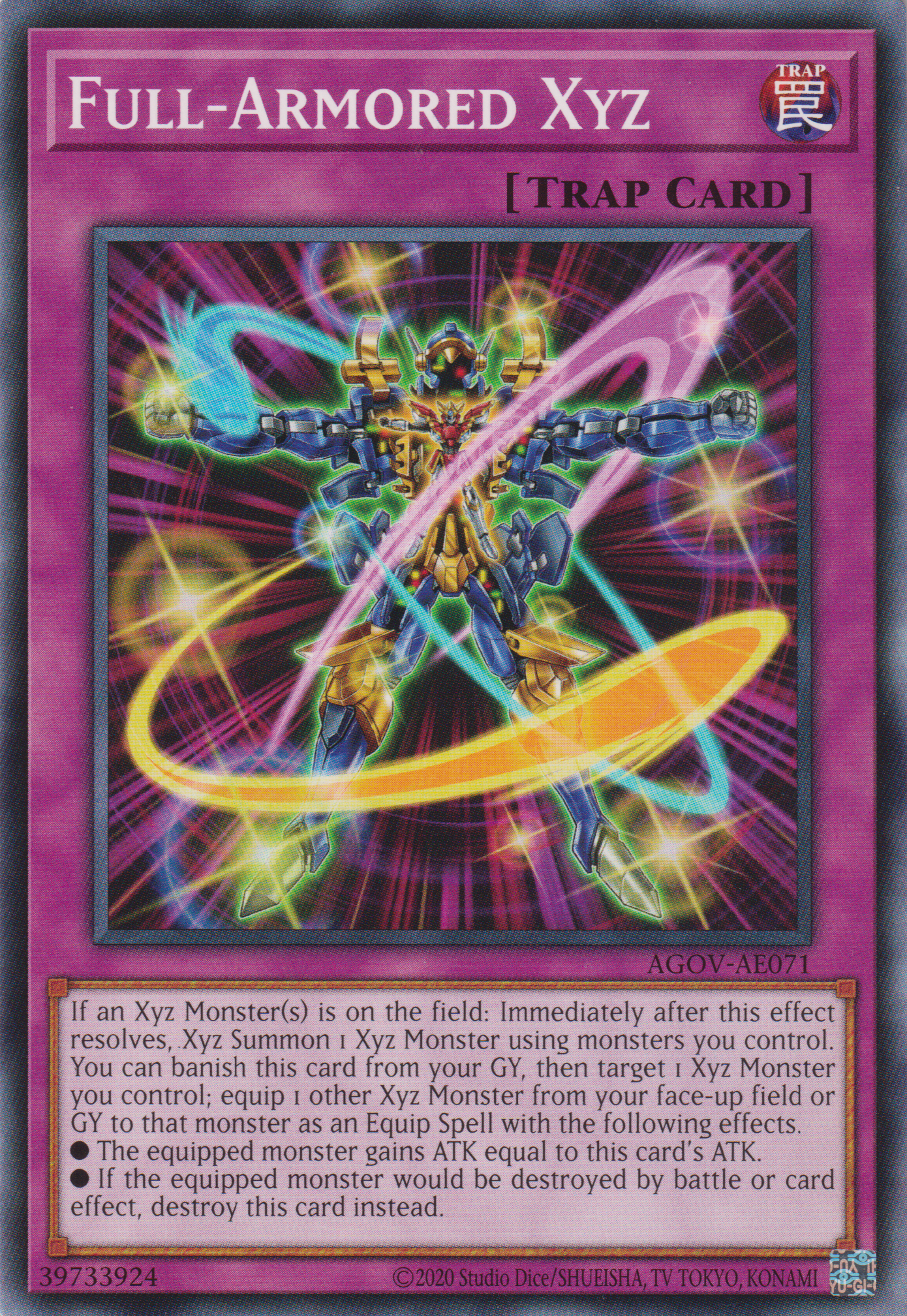 [遊戲王亞英版] 全武裝超量 / フル・アーマード・エクシーズ / Full Armored Xyz-Trading Card Game-TCG-Oztet Amigo