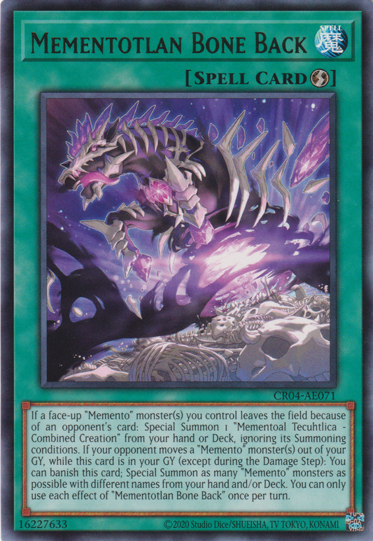 [遊戲王亞英版] 記憶物 骨回歸 / メメント・ボーン・バック / MEMENTO BONE BACK-Trading Card Game-TCG-Oztet Amigo