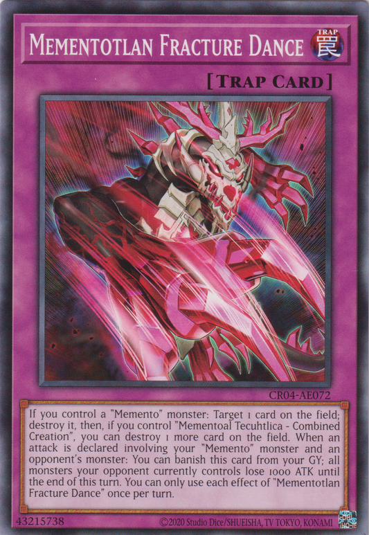 [遊戲王亞英版] 記憶物 斷折舞 / メメント・フラクチャー・ダンス / MEMENTO FRACTURE DANCE-Trading Card Game-TCG-Oztet Amigo