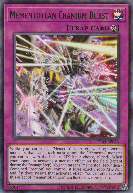 [遊戲王亞英版] 記憶物 頭骨爆碎 / メメント・クレニアム・バースト / MEMENTO CRANIUM BURST-Trading Card Game-TCG-Oztet Amigo