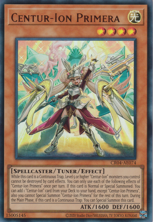 [遊戲王亞英版] 百夫騎士團 重騎士普莉美拉 / 重騎士プリメラ / CENTURION PRIMERA-Trading Card Game-TCG-Oztet Amigo