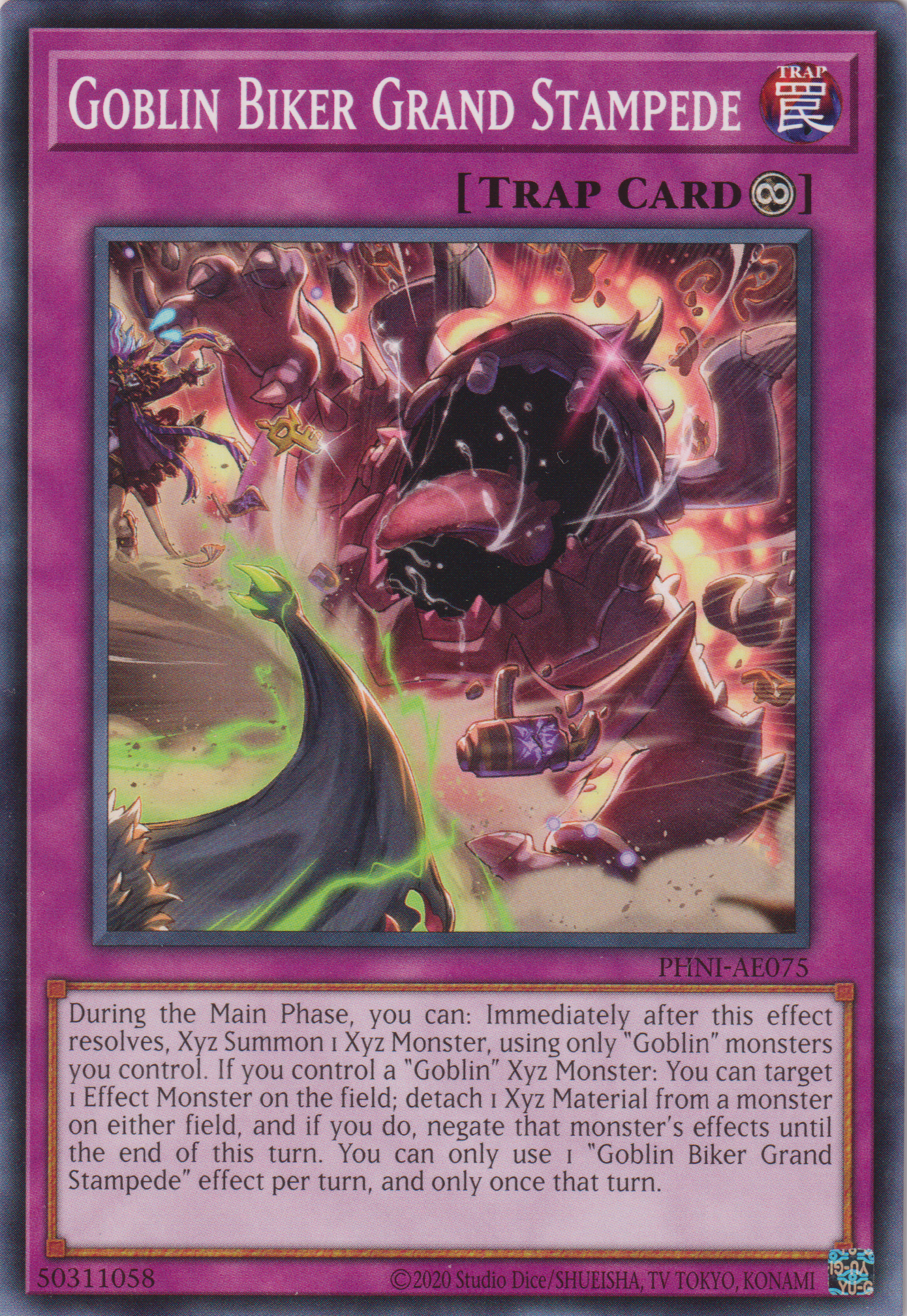 [遊戲王亞英版] 百鬼羅剎大爆走 / 百鬼羅刹大暴走 / Goblin Biker Grand Stampede-Trading Card Game-TCG-Oztet Amigo