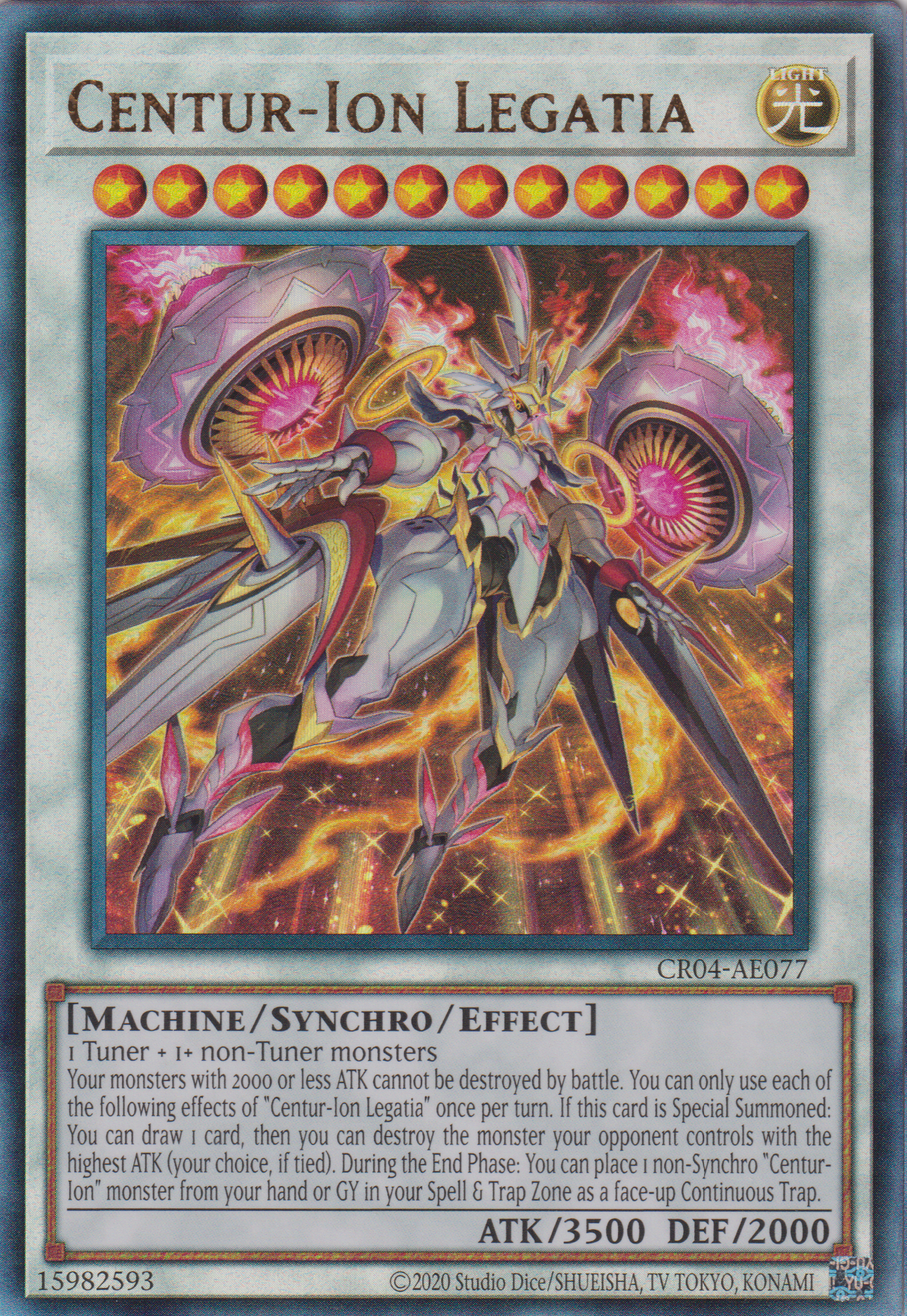 [遊戲王亞英版] 百夫騎士團 騎士皇勒加提亞 / 騎士皇レガーティア / CENTURION LEGATIA-Trading Card Game-TCG-Oztet Amigo