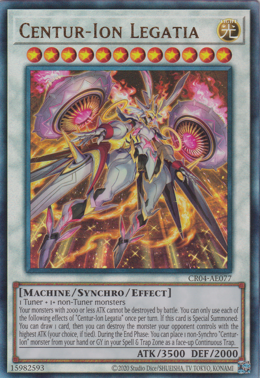 [遊戲王亞英版] 百夫騎士團 騎士皇勒加提亞 / 騎士皇レガーティア / CENTURION LEGATIA-Trading Card Game-TCG-Oztet Amigo
