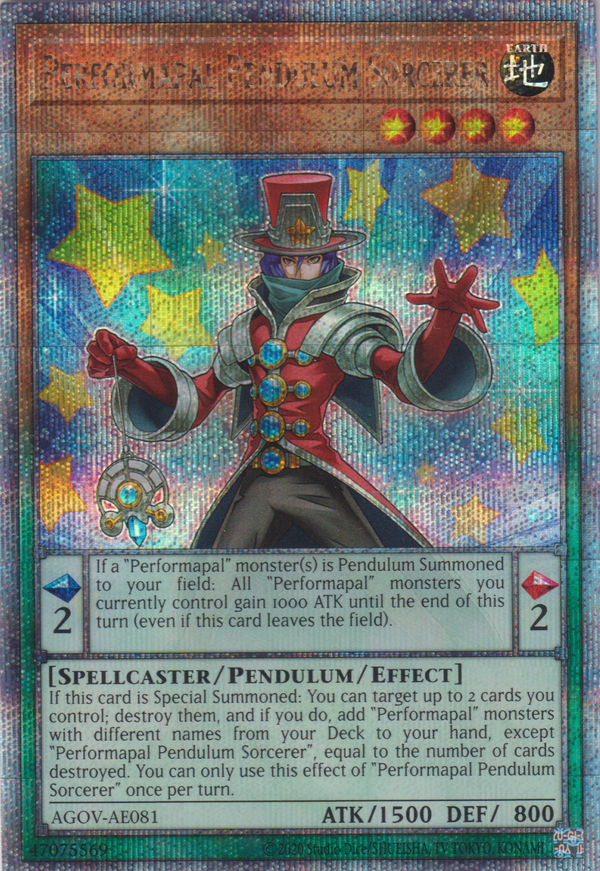 [遊戲王亞英版] EM擺動魔術士 / EMペンデュラム·マジシャン / Performapal Pendulum Sorcerer-Trading Card Game-TCG-Oztet Amigo