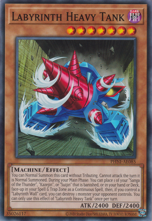 [遊戲王亞英版] 迷宮的重魔戰車 / 迷宮の重魔戦車 / Labyrinth Heavy Tank-Trading Card Game-TCG-Oztet Amigo