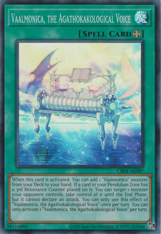 [遊戲王亞英版] 天魔的聲選器 「聖邪璃琴」 / 天魔の聲選器－『ヴァルモニカ』 / ANGELIC-DEMONIC SELECTOR - "VALMONICA"-Trading Card Game-TCG-Oztet Amigo