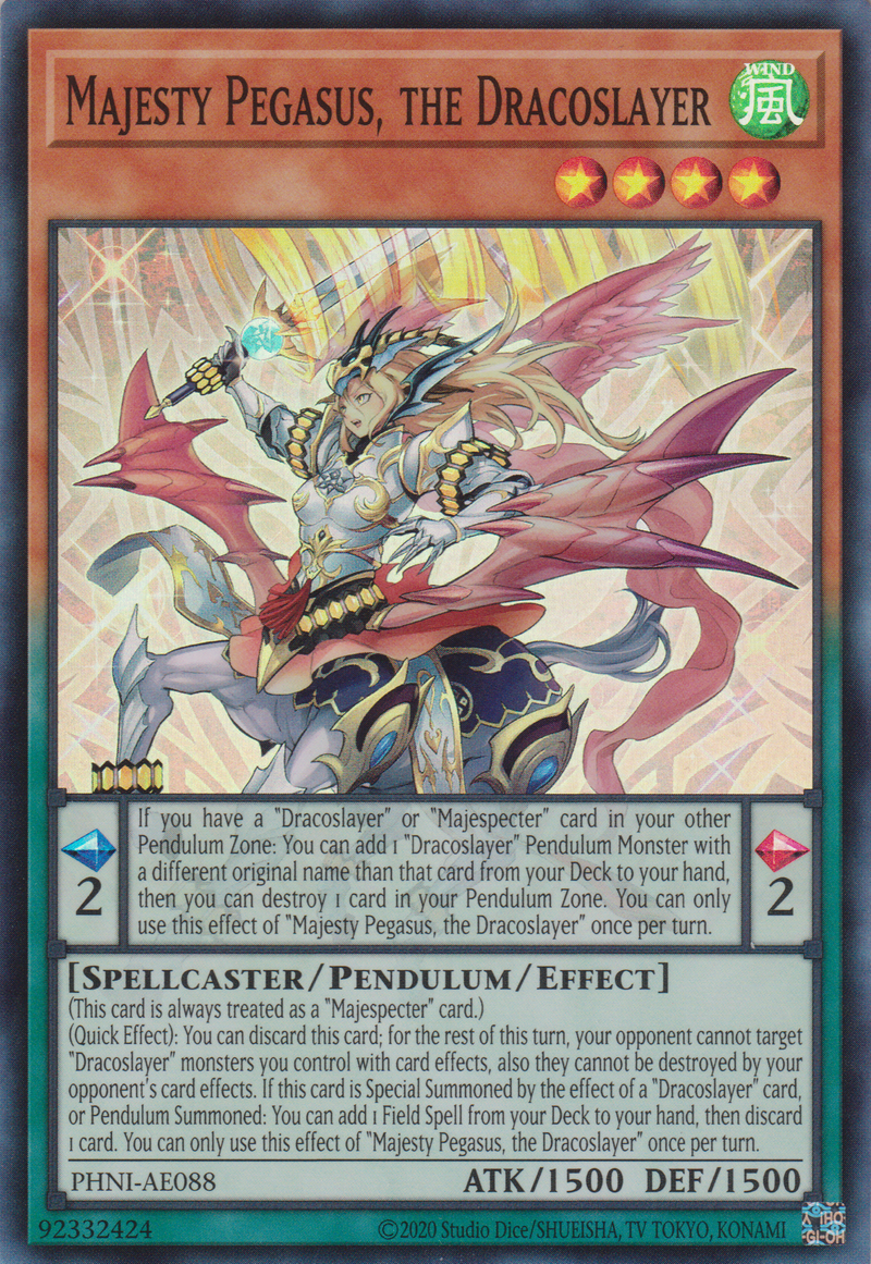 [遊戲王亞英版] 龍劍士 威風P / 竜剣士マジェスティP / Majesty Pegasus, the Dracoslayer-Trading Card Game-TCG-Oztet Amigo