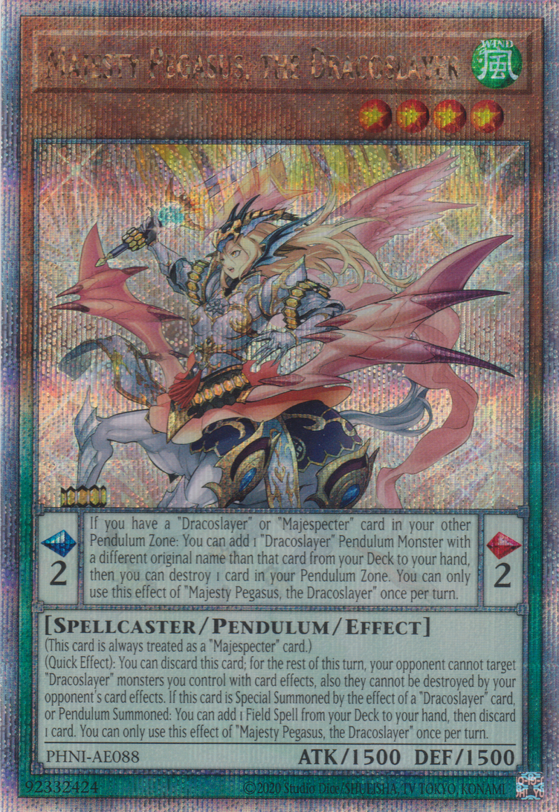 [遊戲王亞英版] 龍劍士 威風P / 竜剣士マジェスティP / Majesty Pegasus, the Dracoslayer-Trading Card Game-TCG-Oztet Amigo