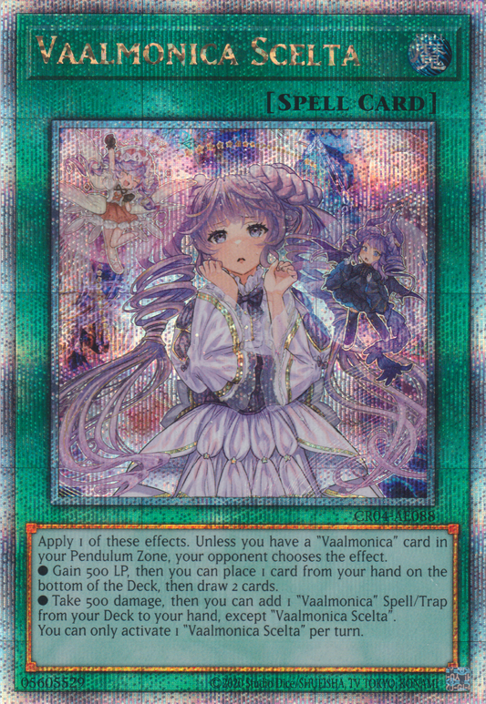 [遊戲王亞英版] 聖邪璃琴 選擇 / ヴァルモニカ・シェルタ / VALMONICA SCELTAADE-Trading Card Game-TCG-Oztet Amigo