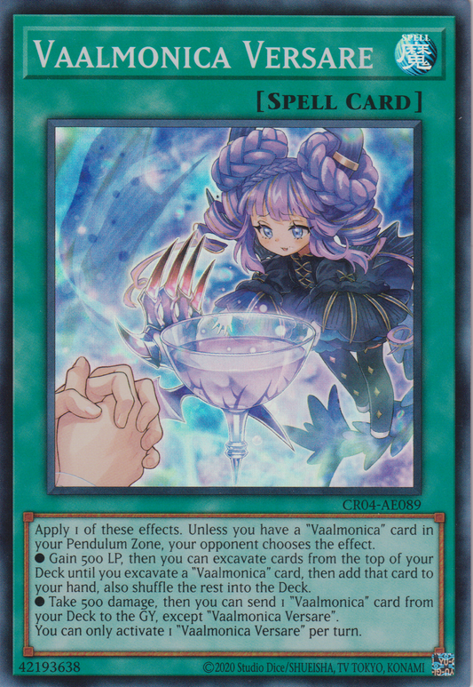 [遊戲王亞英版] 聖邪璃琴 注水 / ヴァルモニカ・ヴェルサーレ / VALMONICA VERSARE-Trading Card Game-TCG-Oztet Amigo