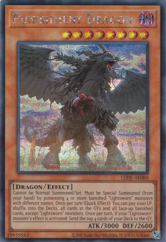 [遊戲王亞英版] 懲戒之龍 / 戒めの龍 / PUNISHMENT DRAGON-Trading Card Game-TCG-Oztet Amigo