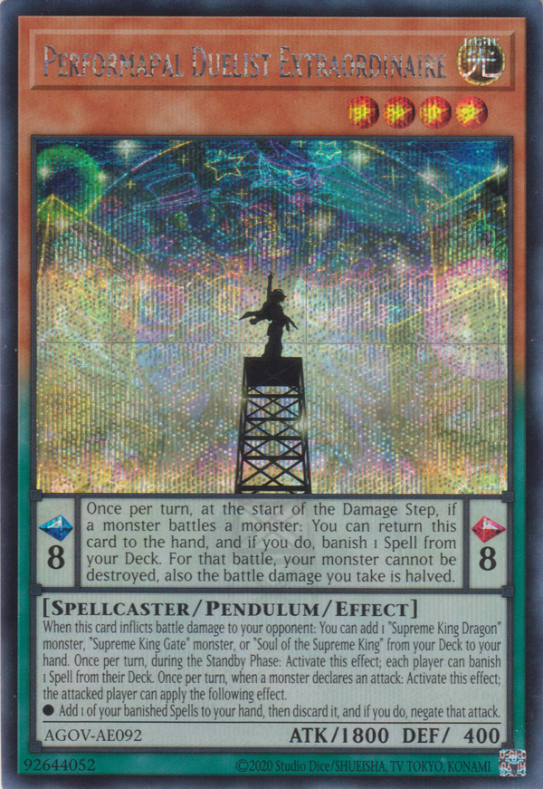 [遊戲王亞英版] EM天空的魔術師 / EM天空の魔術師 / Performapal Celestial Magician-Trading Card Game-TCG-Oztet Amigo