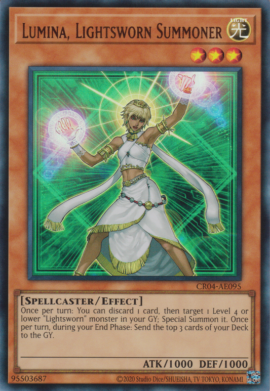 [遊戲王亞英版] 光道召喚師 露米娜絲 / ライトロード・サモナー ルミナス / LUMINA, LIGHTSWORN SUMMONER-Trading Card Game-TCG-Oztet Amigo