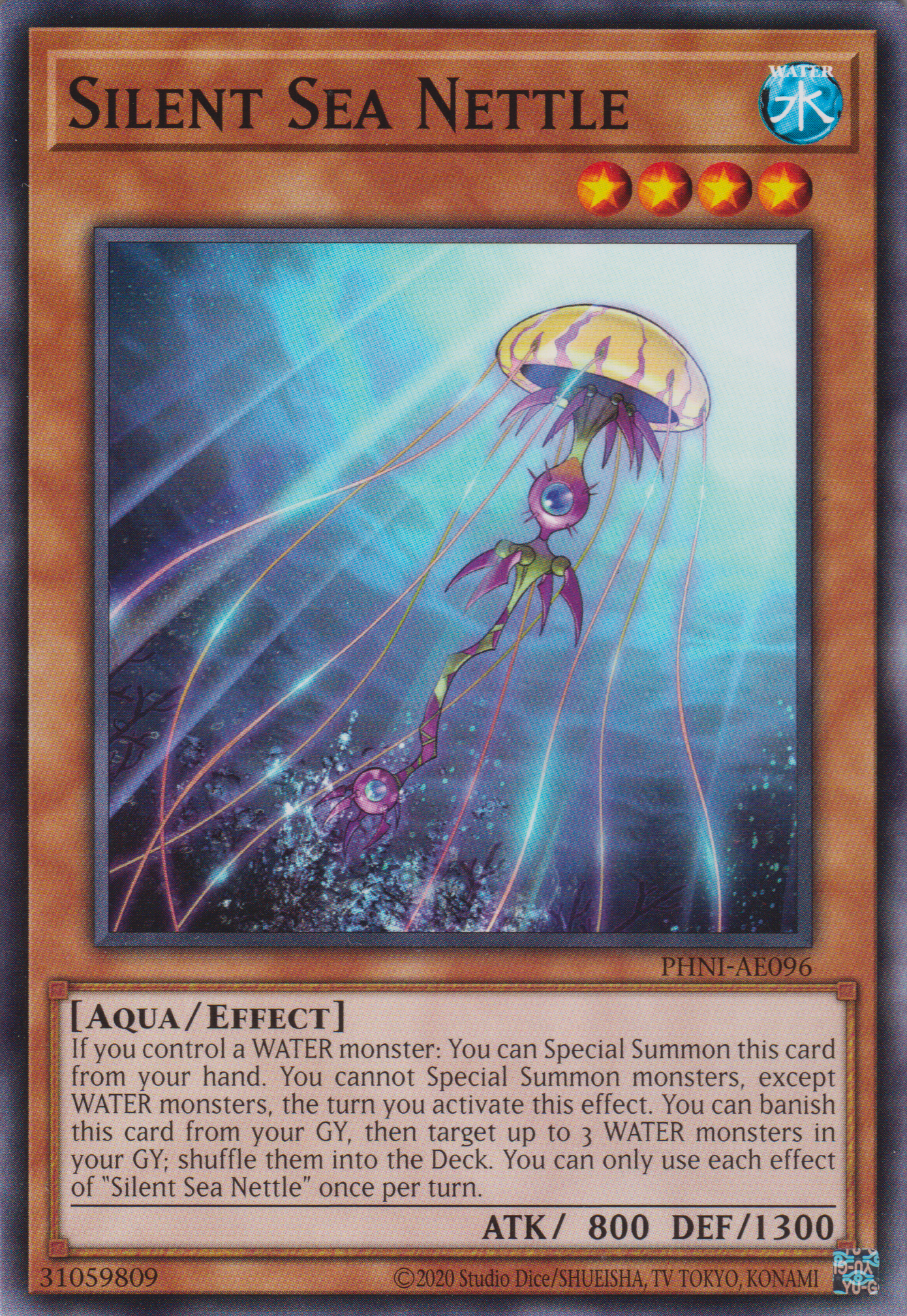 [遊戲王亞英版] 沉默刺胞 / サイレンス·シーネットル / Silent Sea Nettle-Trading Card Game-TCG-Oztet Amigo