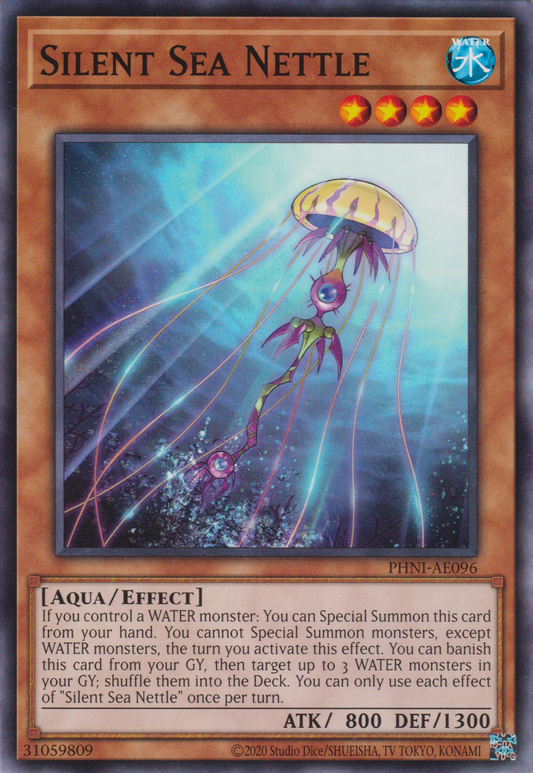 [遊戲王亞英版] 沉默刺胞 / サイレンス·シーネットル / Silent Sea Nettle-Trading Card Game-TCG-Oztet Amigo