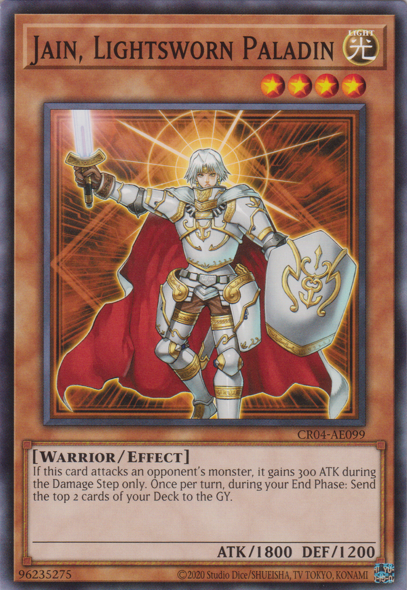 [遊戲王亞英版] 光道聖騎士 傑恩 / ライトロード・パラディン ジェイン / Jain, Lightsworn Paladin-Trading Card Game-TCG-Oztet Amigo