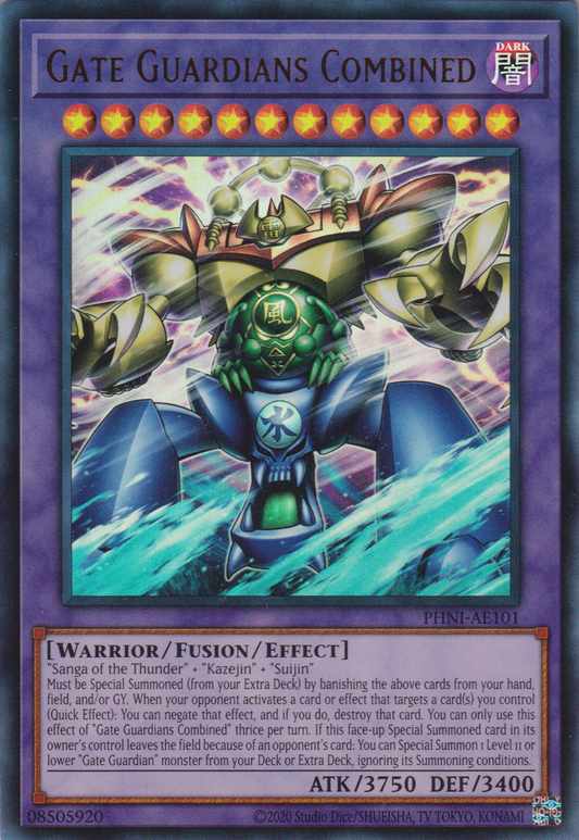 [遊戲王亞英版] 合體魔神 門之守護者 / 合体魔神－ゲート・ガーディアン / Gate Guardians Combined-Trading Card Game-TCG-Oztet Amigo