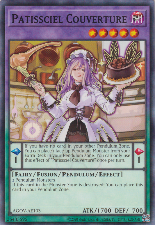 [遊戲王亞英版] 聖菓使 巧克力糖皮 / 聖菓使クーベル / Patissciel Couverture-Trading Card Game-TCG-Oztet Amigo