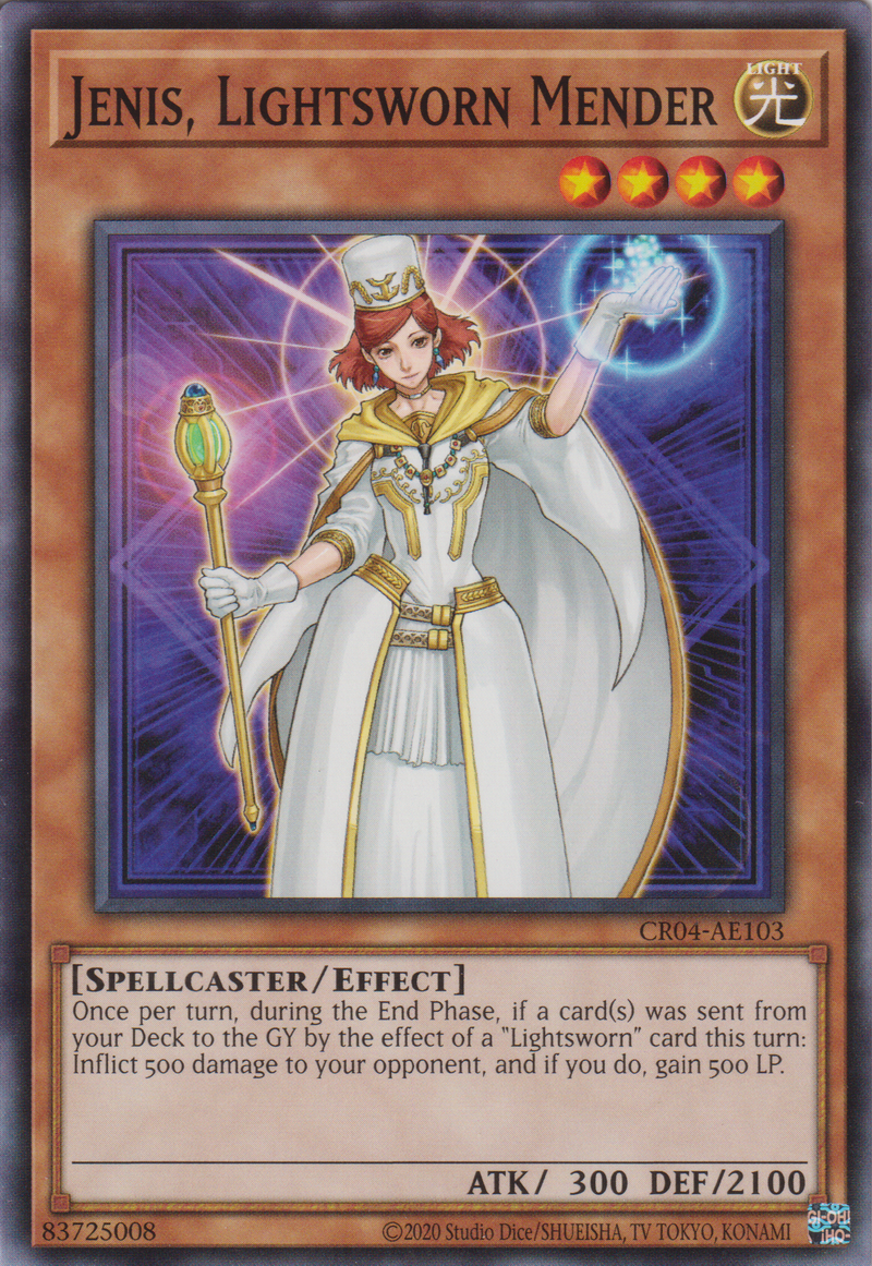 [遊戲王亞英版] 光道祭司 珍妮絲 / ライトロード・プリーストジェニス / Jenis, Lightsworn Mender-Trading Card Game-TCG-Oztet Amigo