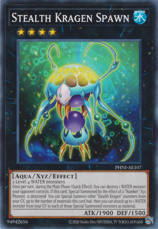 [遊戲王亞英版] 隱密蜇妖幼體 / ステルス·クラーゲン·エフィラ / Stealth Kragen Spawn-Trading Card Game-TCG-Oztet Amigo