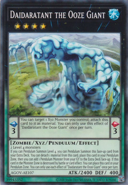 [遊戲王亞英版] 液狀巨人 大太極 / 液状巨人ダイダラタント / Daidaratant the Ooze Giant-Trading Card Game-TCG-Oztet Amigo