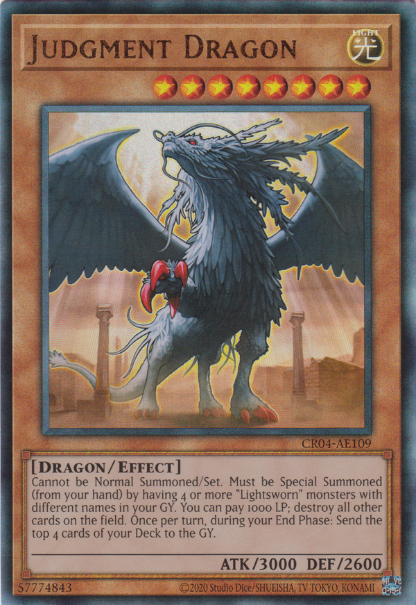 [遊戲王亞英版] 制裁之龍 / 裁きの龍 / Judgment Dragon-Trading Card Game-TCG-Oztet Amigo