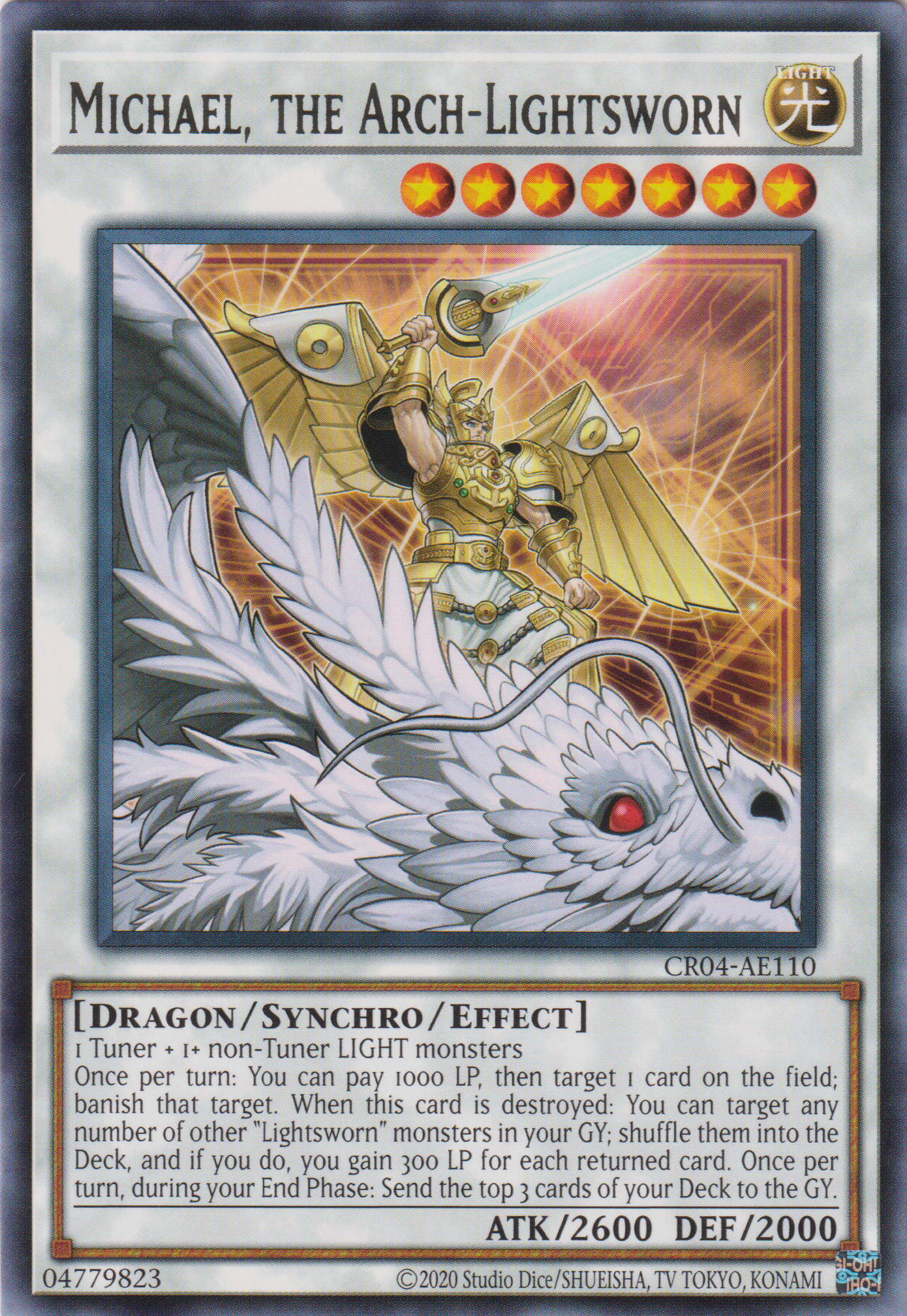 [遊戲王亞英版] 光道大天使 米迦勒 / ライトロード·アーク ミカエル / Michael, the Arch-Lightsworn-Trading Card Game-TCG-Oztet Amigo