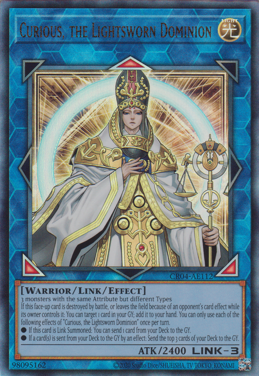 [遊戲王亞英版] 光道統治者 裘里歐斯 / ライトロード·ドミニオン キュリオス / Curious, the Lightsworn Dominion-Trading Card Game-TCG-Oztet Amigo