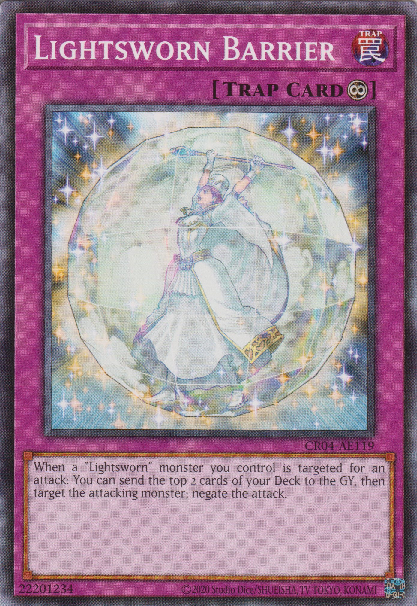 [遊戲王亞英版] 光道防護罩 / ライトロード・バリア / Lightsworn Barrier-Trading Card Game-TCG-Oztet Amigo