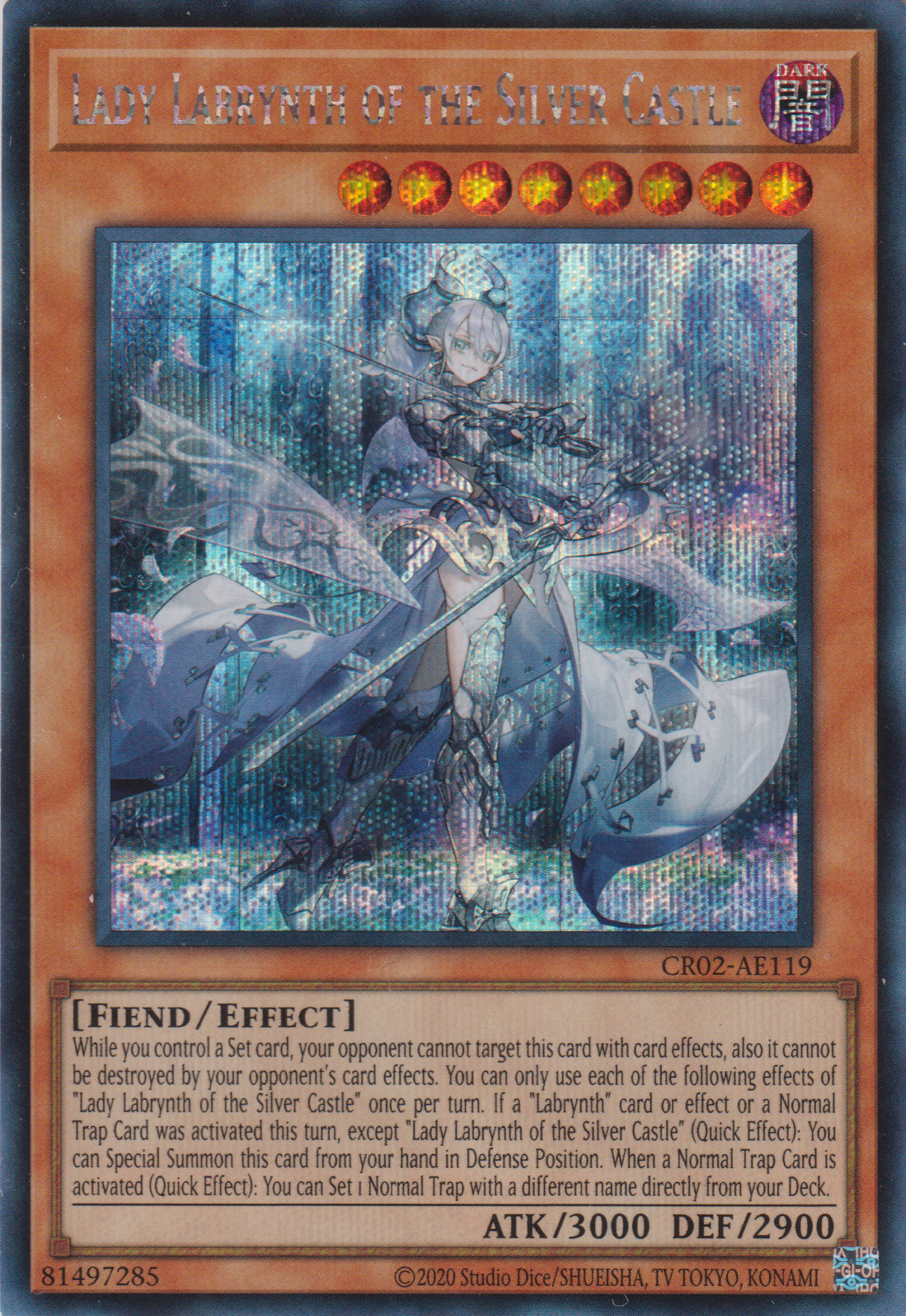 [遊戲王亞英版] 迷宮城的白銀姬 / 迷宮城の白銀姫 / Lady Labrynth of the Silver Castle-Trading Card Game-TCG-Oztet Amigo