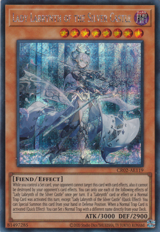 [遊戲王亞英版] 迷宮城的白銀姬 / 迷宮城の白銀姫 / Lady Labrynth of the Silver Castle-Trading Card Game-TCG-Oztet Amigo