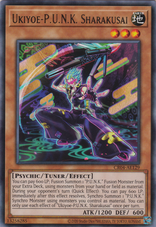 [遊戲王亞英版] UK P.U.N.K. 娑樂齋 / UK-P.U.N.K.娑楽斎 / UKIYOE-P.U.N.K. SHARAKUSAI-Trading Card Game-TCG-Oztet Amigo