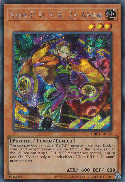 [遊戲王亞英版] NO P.U.N.K. 世阿彌 / NO-P.U.N.K.セアミン / NOH-P.U.N.K. ZE AMIN-Trading Card Game-TCG-Oztet Amigo