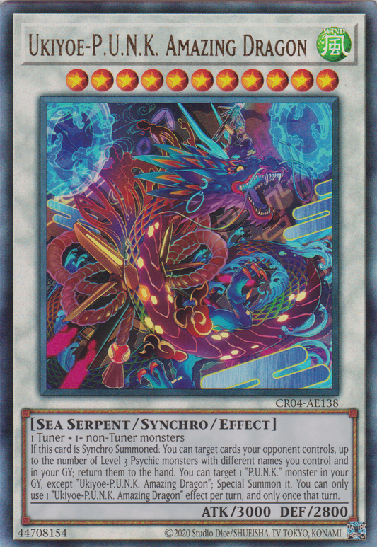 [遊戲王亞英版] UK P.U.N.K. 驚奇龍 / UK-P.U.N.K.アメイジング·ドラゴン / UKIYOE-P.U.N.K. AMAZING DRAGON-Trading Card Game-TCG-Oztet Amigo