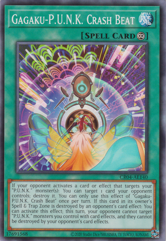[遊戲王亞英版] GA P.U.N.K. 衝擊節拍 / GA-P.U.N.K.クラッシュ·ビート / GAGAKU-P.U.N.K. CRASH BEAT-Trading Card Game-TCG-Oztet Amigo