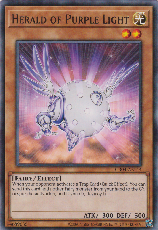 [遊戲王亞英版] 紫光的宣告者 / 紫光の宣告者 / Herald of Purple Light-Trading Card Game-TCG-Oztet Amigo